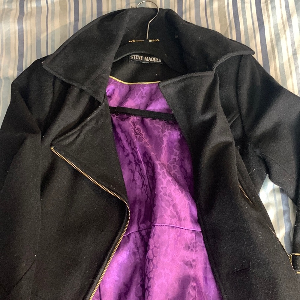 Black Steve Madden coat